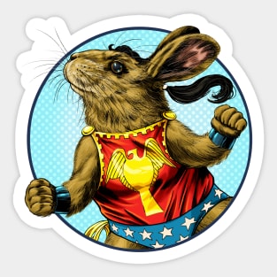 Golden Wonderbunny Sticker